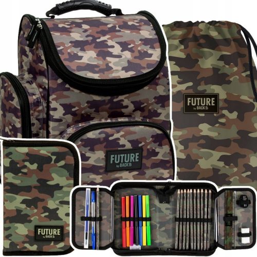  BORSA SCUOLA MILITARE DA RAGAZZO + altri 2 prodotti