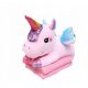  Coperta con cuscino 2in1 mascotte unicorno rosa