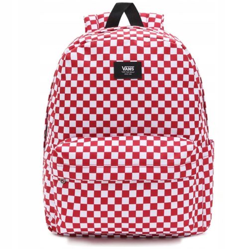  Zaino scuola VANS a scomparto singolo, bianco, Sfumature di rosso, 22 l