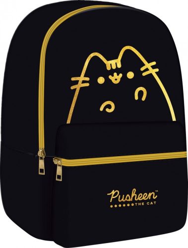  Zaino scolastico Pusheen St. a scomparto singolo. Majewski nero, Sfumature di giallo e oro 8 l