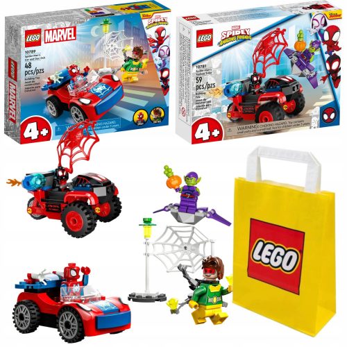  LEGO Super Heroes 10789 Spider-Man e l'auto di Doc Ock + 2 altri prodotti