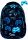  Zaino scolastico multiscomparto AstraBag, nero, Sfumature di blu, Multicolor, 27 anni