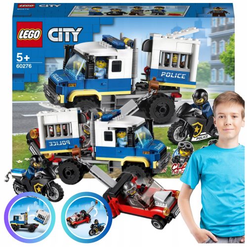  LEGO City 60276 Convoglio della prigione della polizia + SERVIZIO DI IMBALLAGGIO PER LA SPEDIZIONE