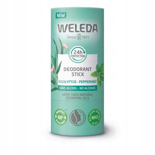  WELEDA Deodorante stick eucalipto-menta piperita, 50g