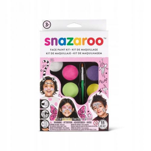  Colori per il viso Snazaroo 1 pz. x 2 ml