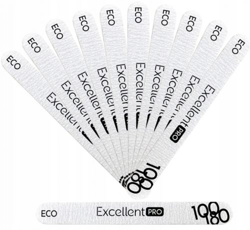  10 x LIMA PER UNGHIE EXCELLENT PRO RINFORZATA DRITTA ECO 100/180