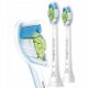  2x PUNTE A SPAZZOLA NERE PHILIPS SONICARE DIAMOND CLEAN HX6062