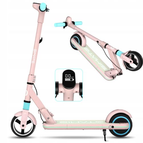  ragazzo/a Scooter elettrico per bambini SIMATE S3 130W rosa