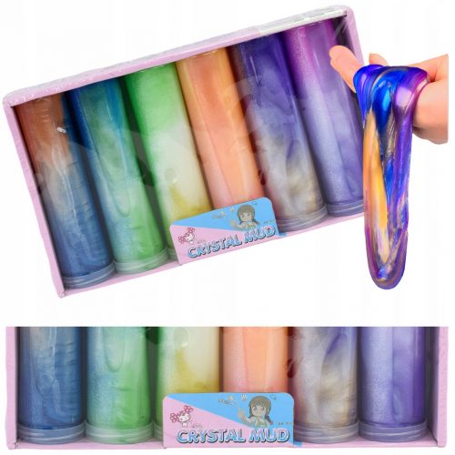 SLIME GLUTEK MAGIC GEL SENSORY MASS SET XL DIVERSI COLORI PER BAMBINI