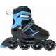  Pattini in linea regolabili SPEEDY Turchese 35-38 + Set protezioni Laubr Sport YX-0310-LL