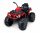  Potente Quad Q2 ROSSO con batteria per bambini + luce MP3