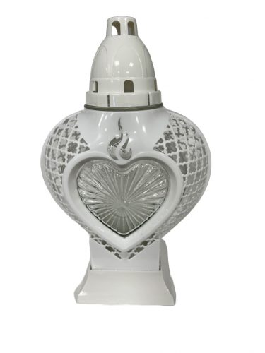  Candela glamour a forma di cuore in rattan, artistica e moderna cappella in vetro