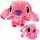  LILO AND STICH BEAR Peluche mascotte rosa da 45 cm Cuddly ANGEL