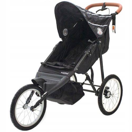  PASSEGGINO DA CORSA RUOTE GRANDI JOGGER A TRE RUOTE FINO A 22KG NERO BABYTROL