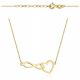  COLLANA IN ORO 585 CELEBRITY CUORE INFINITO M.JOPEK