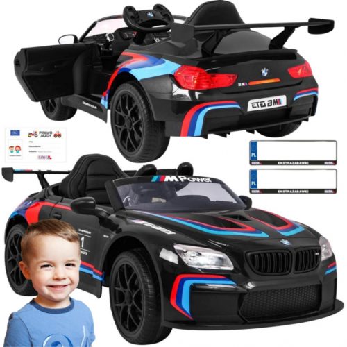  AUTO A BATTERIA PER BAMBINI BMW M6 GT3 Nera