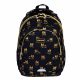  Zaino scuola multiscomparto Head, nero, sfumature di giallo e oro, 23 l