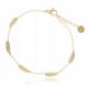  BRACCIALE IN ORO, ACCIAIO CHIRURGICO 316L, PIUMA