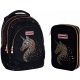  Zaino Head Unicorno Borsa Scuola Unicorno + Doppio Astuccio Estensibile Head