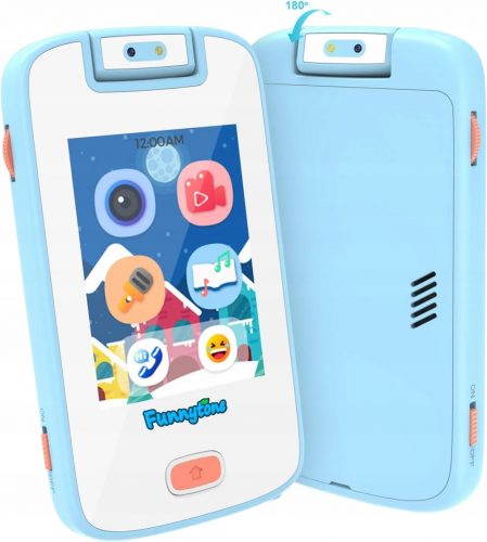  Smartphone per bambini con fotocamera e 12 giochi Memoria di intrattenimento e apprendimento (blu)