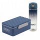  Borraccia Backup 600 ml + scomparto mobile Lunch Box Backup C58 Blu navy Derform