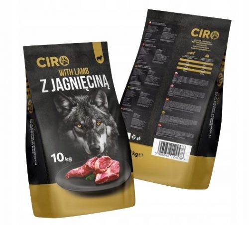  CIRO ALIMENTO SECCO PER CANI CON AGNELLO 41% CARNE 10KG