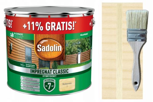  Sadolin Classic Impregnazione ibrida, incolore, 10 l