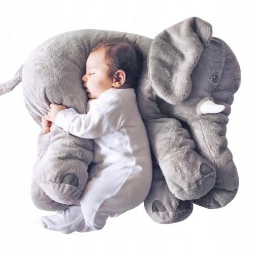  CUSCINO GRANDE ELEFANTE MASCOTTE COCCOLE ORSACCHIOTTO REGALO PER BAMBINI JASIEK