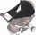  Ombrello per passeggino CUSTODIA PER PASSEGGINO BAMBINO COPRI OMBRELLO A VELA 66 cm grigio