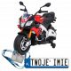  Aprilia Tuono V4 Moto a batteria per bambini Rossa + Pannello MP3 + Ruote