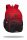  Zaino scolastico multiscomparto CoolPack, nero, Sfumature di rosso, 26 l