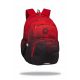  Zaino scolastico multiscomparto CoolPack, nero, Sfumature di rosso, 26 l