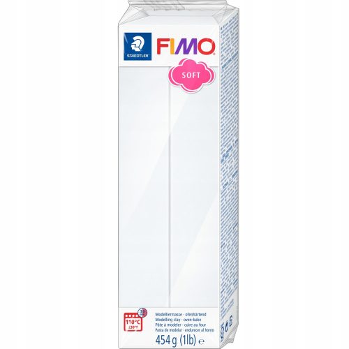  Argilla plastica Fimo Soft 454g bianca