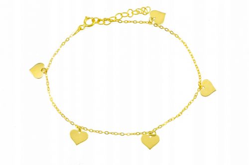  BRACCIALE CUORE IN ORO PR.333