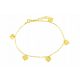  BRACCIALE CUORE IN ORO PR.333