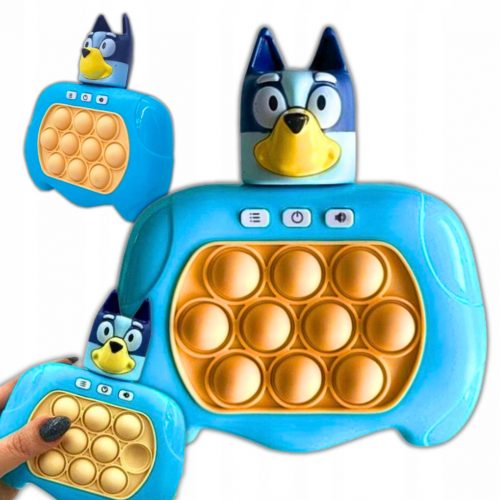  Giocattolo antistress Console Pop-It Bluey Dog Gioco Arcade + batterie