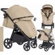  CARRELLO Passeggino Bravo SL Beige Sabbia + Parapioggia per passeggino Caretero