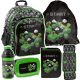  Zaino scuola multiscomparto Minecraft Paso nero, Sfumature di grigio e argento, Sfumature di verde, Multicolore 18 l + 5 altri prodotti