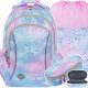  Zaino scuola multiscomparto ST.RIGHT Sfumature di blu, Sfumature di rosa, Multicolor 20 l + 2 altri prodotti