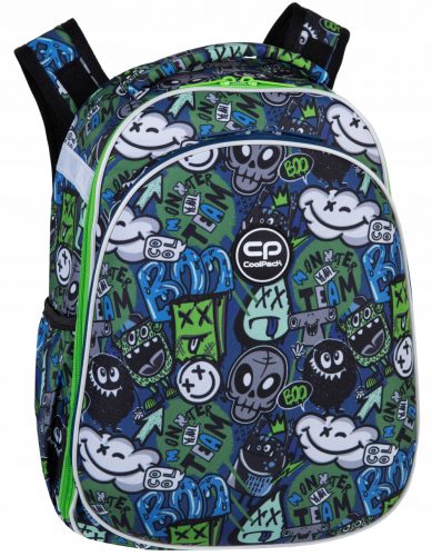  Zaino scolastico multiscomparto CoolPack, nero, multicolore, 25 l