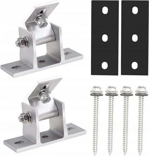  STAFFA DI MONTAGGIO PER KIT DI MONTAGGIO MODULO PANNELLO SOLARE 2 PZ