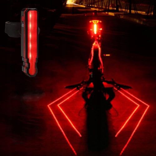  LAMPADA PER BICICLETTA FARO POSTERIORE CON LUCE SPOT LASER