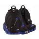  Zaino scuola multiscomparto ST.RIGHT nero, Sfumature di blu, Multicolor 23 l + astuccio St. Majewski