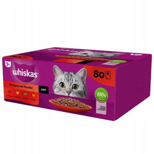  Whiskas cibo umido mix di sapori 6,8 kg