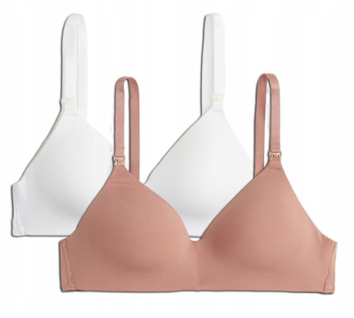  H&M MAMA CONFEZIONE DA 2 REGGISENI IMBOTTITI PER ALLATTAMENTO REGGISENO DA ALLATTAMENTE 75B