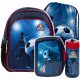  Zaino scuola multiscomparto Derform Sfumature di blu + 2 altri prodotti