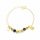  Bracciale in oro con cuore e 585 palline 14k + BOX