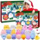  CALENDARIO DELL'AVVENTO 24x SET GIOCATTOLI ANTISTRESS GNIOTEK MOCHI SQUISHY