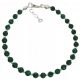  BRACCIALE IN ARGENTO 925, DECORATO CON MALACHITE MALACHITE