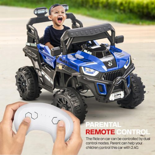  BUGGY auto a batteria per bambini, IN PELLE + 2 BATTERIE + TELECOMANDO